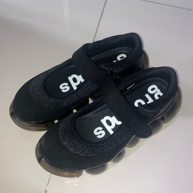 grounds 그라운즈 주얼리 코쿤 메쉬 블랙 메리제인 240