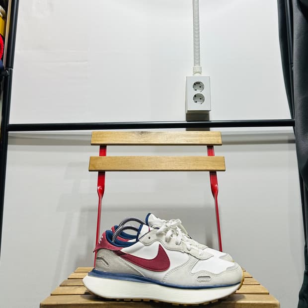 240) 나이키 운동화 여성 여자 신발 피닉스 와플 그레이 레드