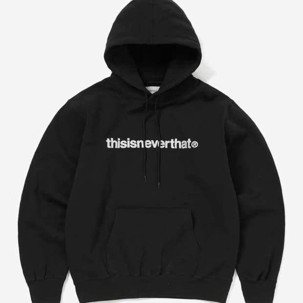 디스이즈네버댓 블랙 후드티 L
