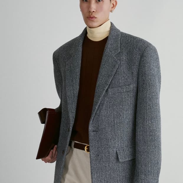 [M] 렉토 서스테이너블 울 블렌드 코트 블레이저 자켓