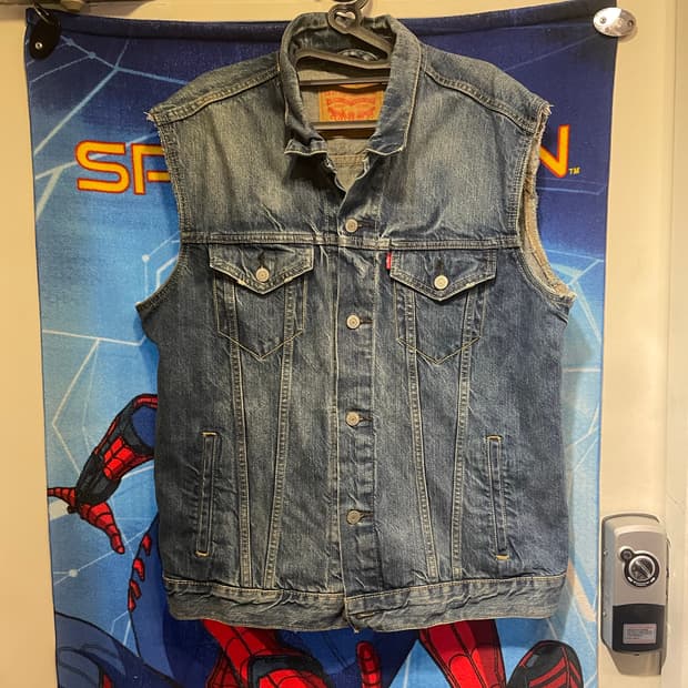 리바이스 청조끼 L