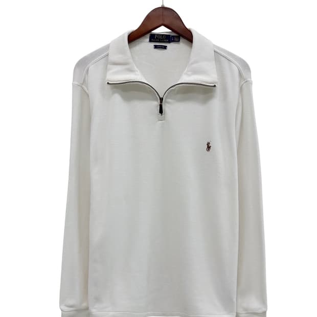폴로 반집업 니트 화이트 (L~XL) 