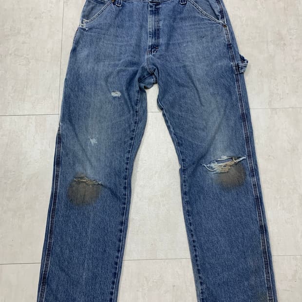 랭글러 연청 디스트로이드 더티워싱 카펜터 팬츠#732