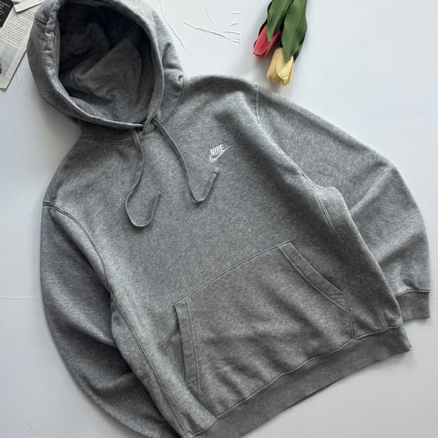 Nike 나이키 오버핏 그레이 후드티