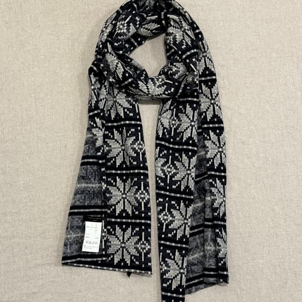 꼼데가르송 옴므 02aw 눈송이 울 머플러