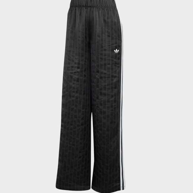 아디다스 핀 스트라이프 새틴 팬츠 M