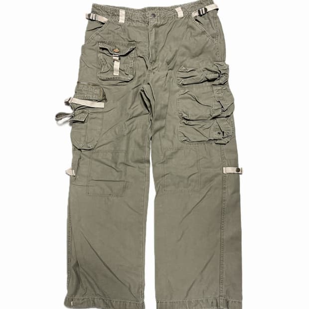 아메카지 베이지 카고팬츠