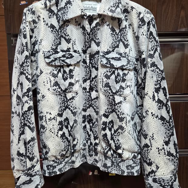 와코마리아 스네이크 벨벳 자켓 S