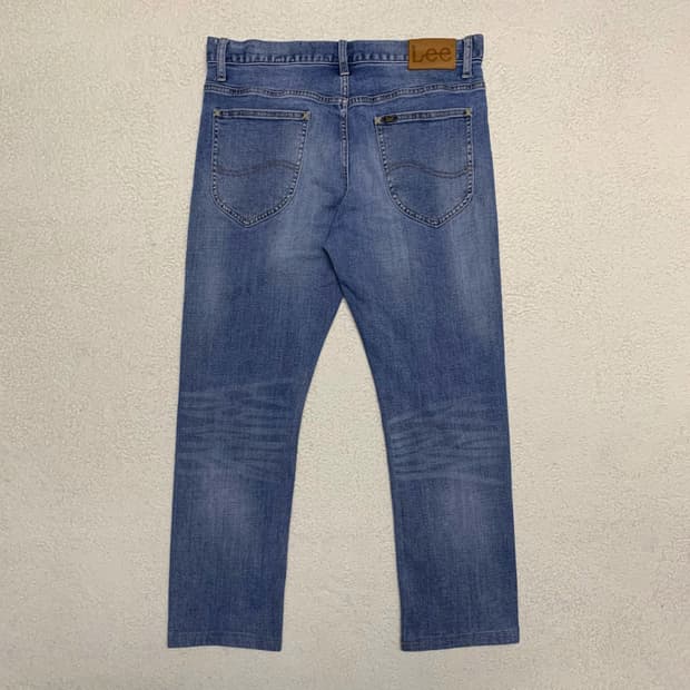 [표기 34, 실측 35] LEE 테이퍼드핏 데님팬츠