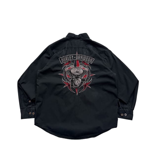 할리데이비슨 엠브로이드 워크셔츠