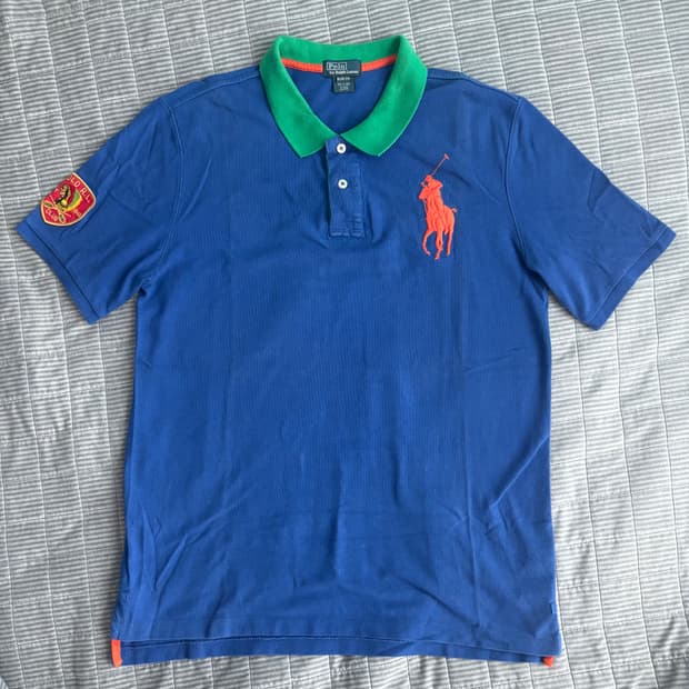 폴로 빅포니 칸데 카약 클럽 반팔 카라 XL