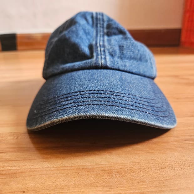 미사용) GAP 청 데님 볼캡 모자