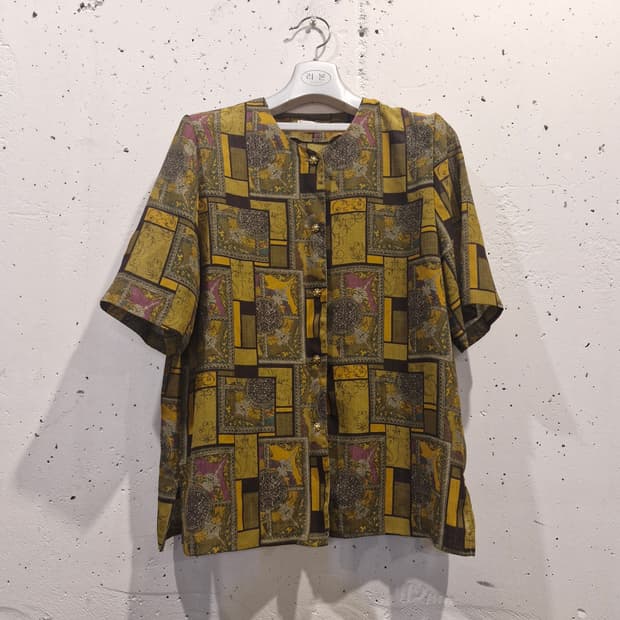 JPN 빈티지 블라우스 셔츠 66~77