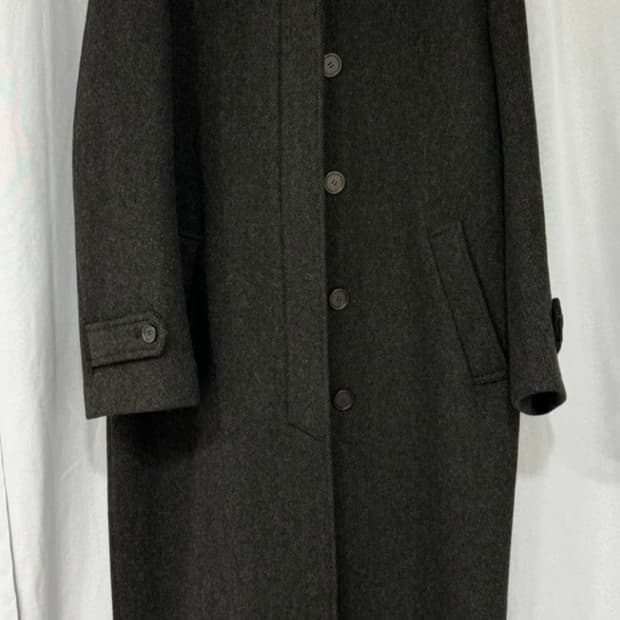 아모멘토 싱글 카라 코트