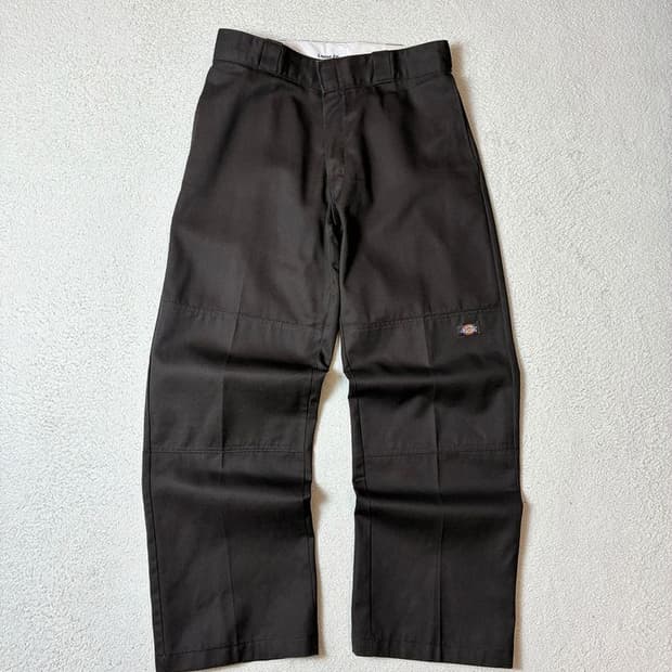 디키즈 23ss 더블니 코튼 와이드 워크 팬츠 PN7755