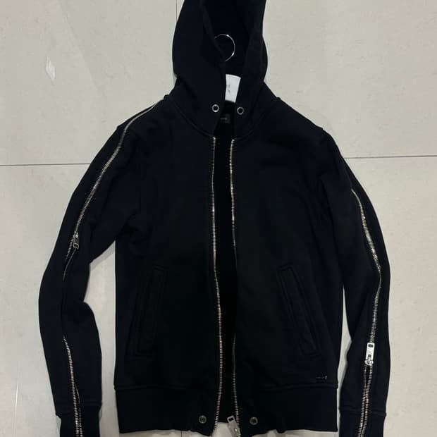 디젤 지퍼 디테일 후드집업 M