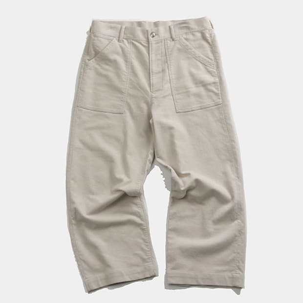 [34] 45r 에크루 퍼티그 팬츠 트라우저