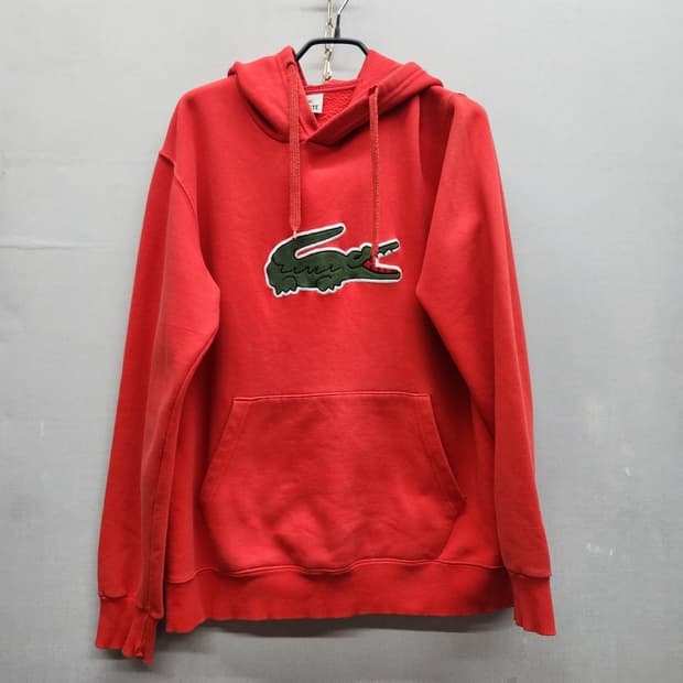 라코스테 빅로고 자수 후드티 L(남여공용)