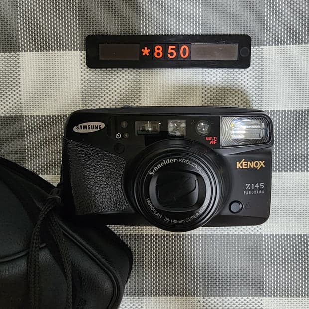 삼성캐녹스 Z 145 파노라마 필름카메라 파우치포함