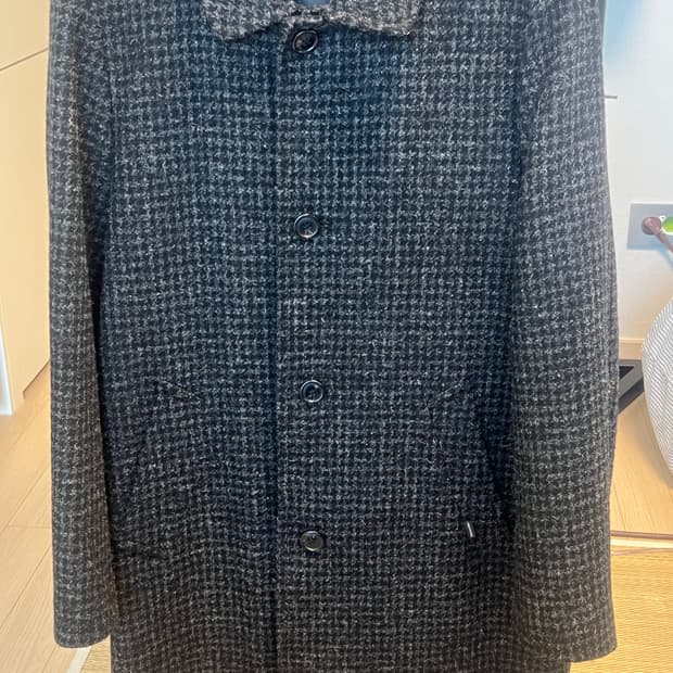 Thisisneverthat x harris tweed coat