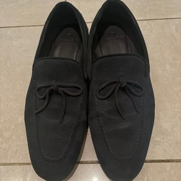 마시모두띠남성스웨이드구두