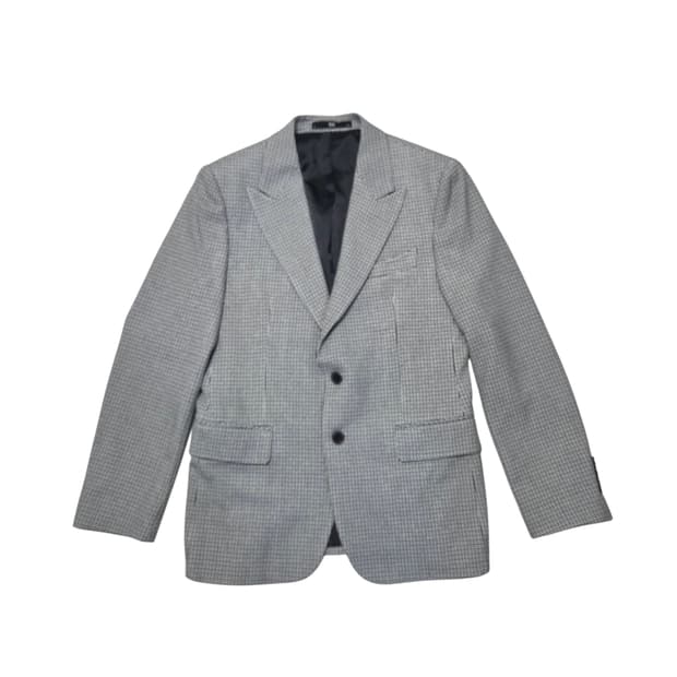 ZIOSONGZIO 지오송지오 하운드투스 체크 패턴 블레이저 자켓