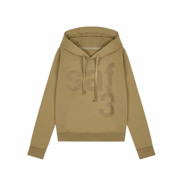 Women 1/2 Basic Safari Hoodie Sand