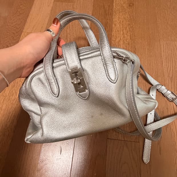 분크 토트백 S 실버