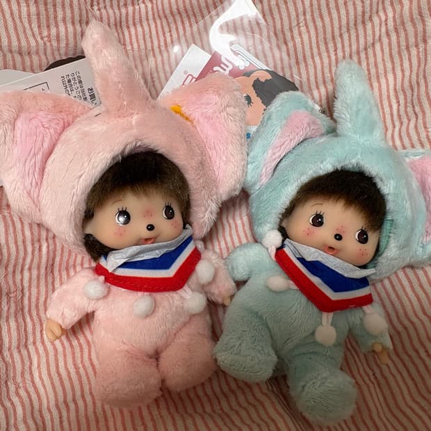 새상품) 핑크&블루 태국코끼리베비치치 세트