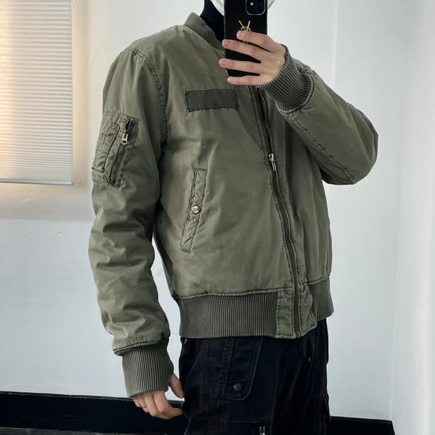 XL 밀리터리 핸드워머 MA-1 봄버 자켓