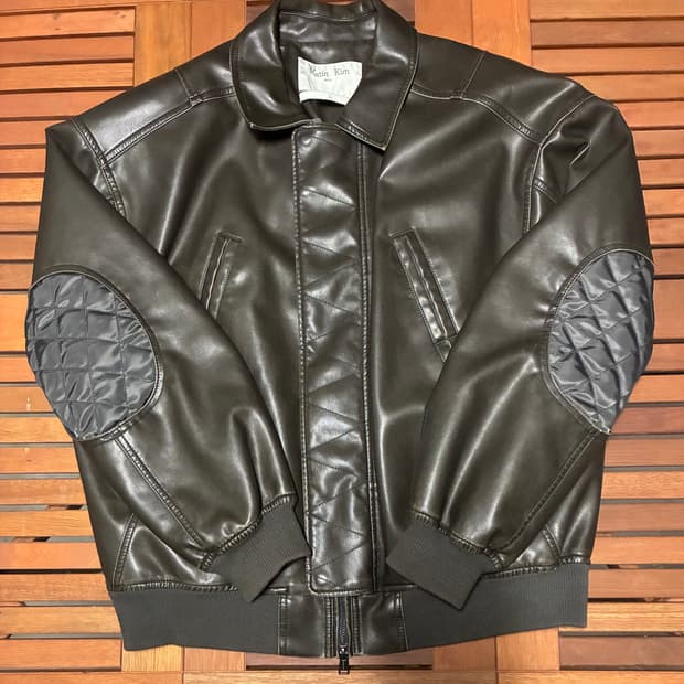 마뗑킴 백프린트 자켓 L