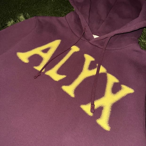 (김감전) ALYX 버건디 와인 후드 (M)