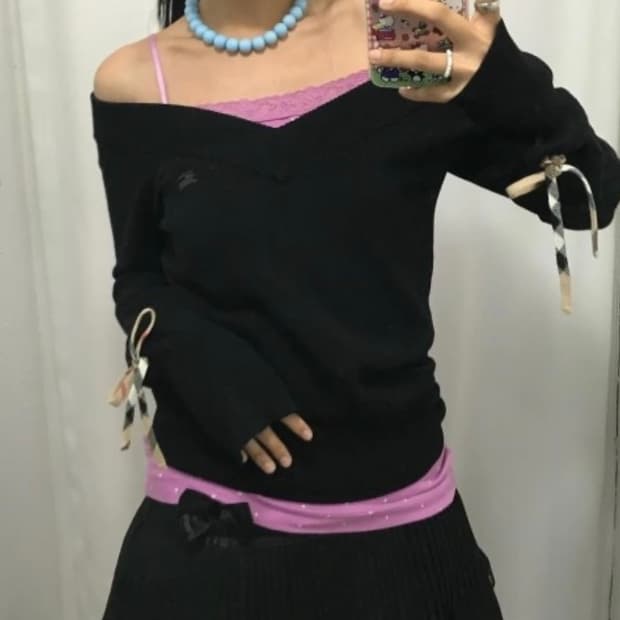 버버리 오프숄더