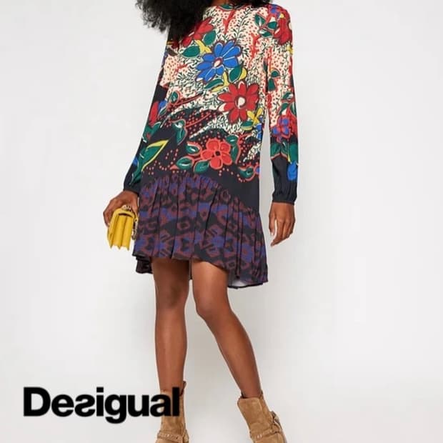 Desigual 데시구알 프린트 원피스 M