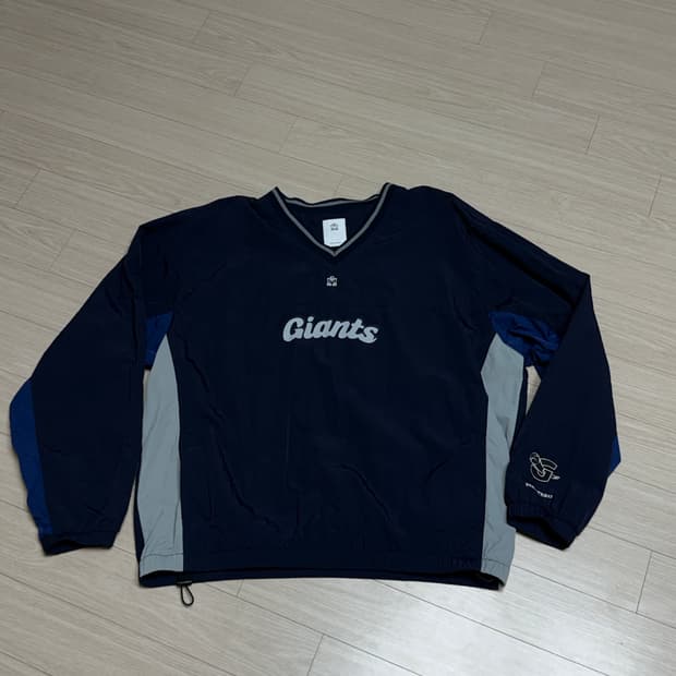 롯데자이언츠 폴리테루 풀오버 네이비 XL (120)