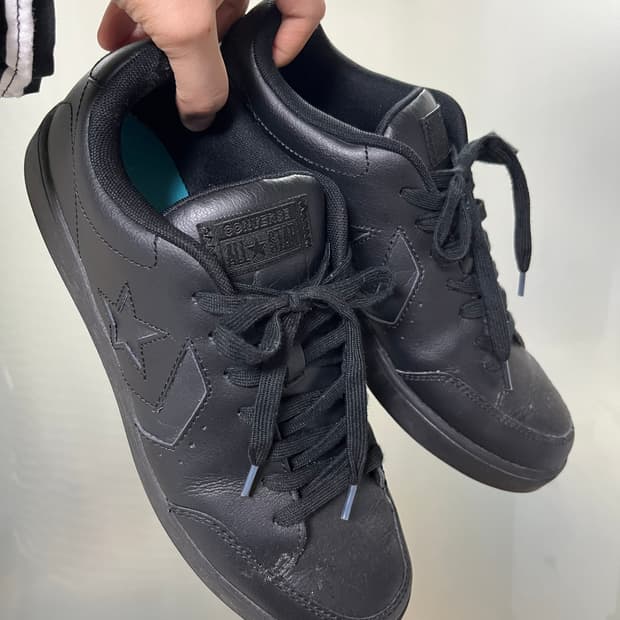 converse onestar sb black