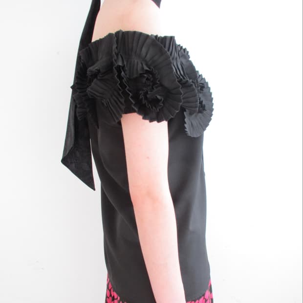 Lamia pleats detail blouse