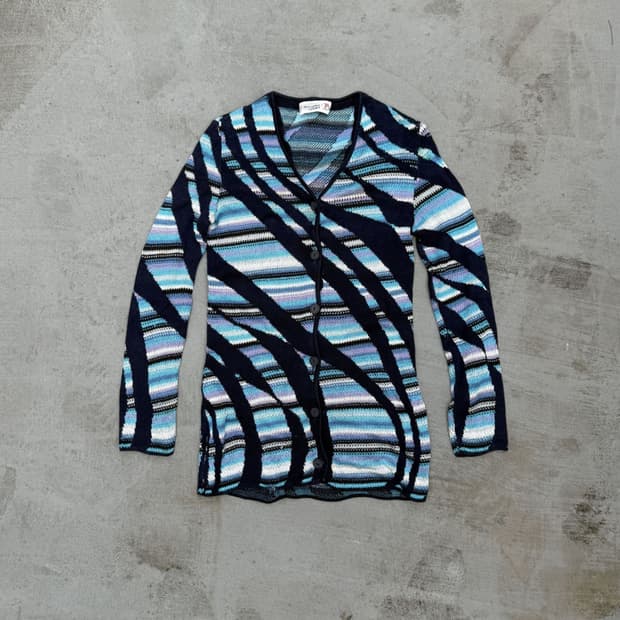 MISSONI 자카드 롱 가디건