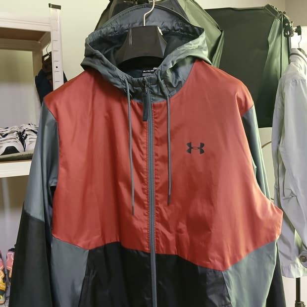 언더아머 우븐 바람막이 윈드브레이커 자켓 운동 가을