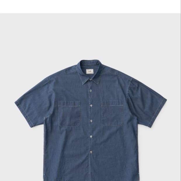 어나더오피스 writer denim 라이터 셔츠 (인디고) 1사이즈