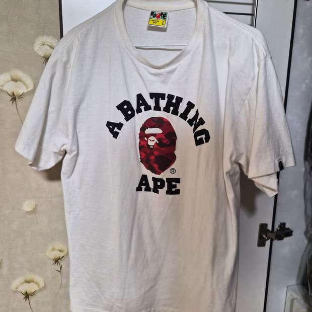 [L] 베이프 컬리지 반팔