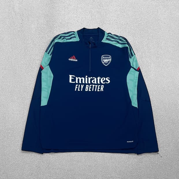 아디다스 21-22 아스날 트레이닝 하프 집업 탑