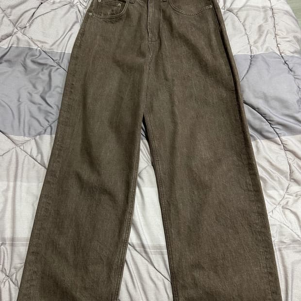 유스 데님 브라운