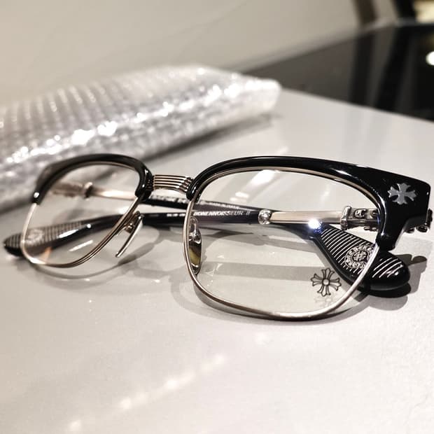 크롬하츠 보넨노이슈어2 블랙/브러쉬드실버 안경