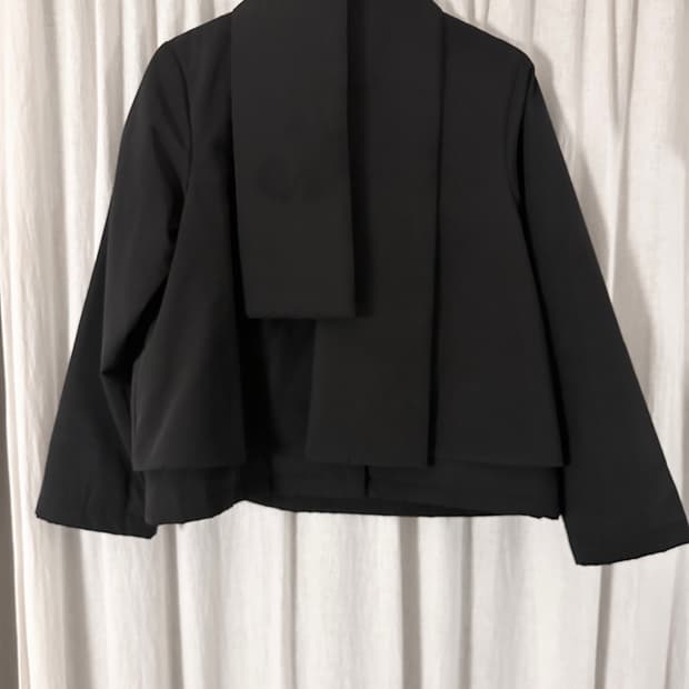 유노이아 padding jacket black 블랙