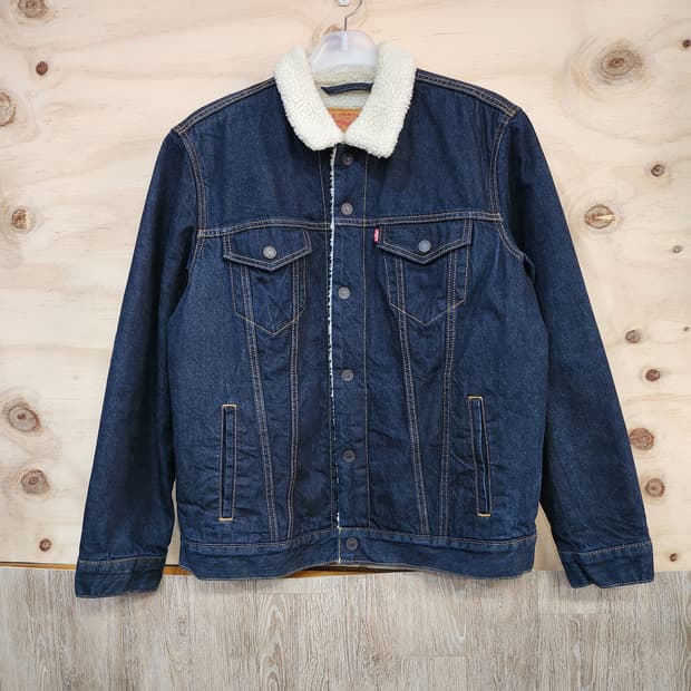 332) 리바이스 양털 쉐르파 데님 자켓