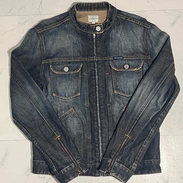 캘빈클라인 진스 데님 바이커 재킷 y12067 L