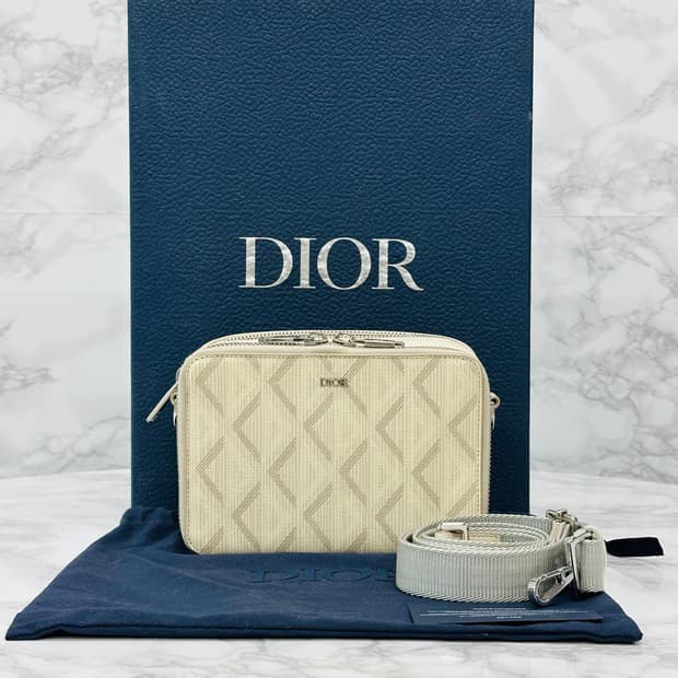 [풀구성]디올 CD 다이아몬드 숄더 스트랩 크로스백