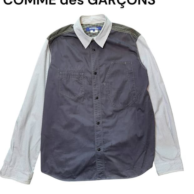 준야 와타나베 꼼데가르송 엘보 패치 셔츠