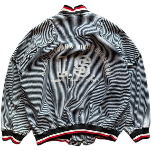 80s 이세이스포츠 히코리 봄버자켓 XL